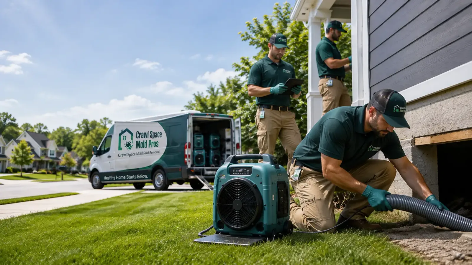 Crawl Space Mold Removal in Bluff City, TN